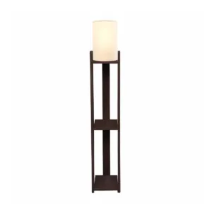 GLOBOSTAR® VENTORA 204-0126 Μοντέρνο Επιδαπέδιο Φωτιστικό με Ντουί 1 x E27 AC 220-240V IP20 - Καφέ & Μπεζ - Μ20 x Π20 x Υ142cm