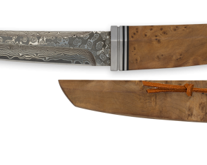 ΜΑΧΑΙΡΙ ALBAINOX Tanto knife. Root wood. Damask. Bl 12.8cm, 32832