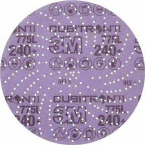 3M Cubitron II Hookit 775L Φύλλο Λείανσης Έκκεντρου Τριβείου P400 με Τρύπες 150x150mm