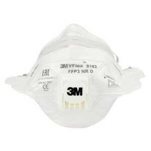 3M VFlex 9163 Μάσκα Προστασίας FFP3 σε Λευκό χρώμα 1τμχ