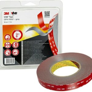 3M VHB Αυτοκόλλητη Ταινία Διπλής Όψης Γκρι (19mmx11m)