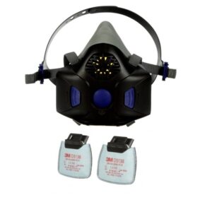 3M Μάσκα Μισού Προσώπου Σειράς (HF-800) Secure Click - HF802 (Medium)