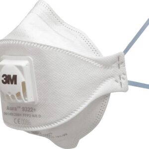 3M Μάσκα Προστασίας Aura 9322+ FFP2 NRD με βαλβίδα εκπνοής