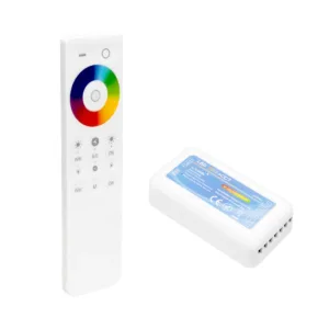 GLOBOSTAR® RGBCONTROLLER 73424 Dimmer / Controller με RF Ασύρματο Χειριστήριο με 3 x 6.7A 160W Κανάλια DC 12-24V 20.1A 480W Max IP20 - RF2.4Ghz - Μ8.5 x Π4.5 x Υ2.5cm - 2 Χρόνια Εγγύηση