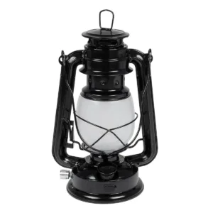 GLOBOSTAR® FIREWATCH 76546 Διακοσμητικό Φαναράκι LED 10W 500lm 360° Επαναφορτιζόμενο DC 5V με Μπαταρίες 2x18650 IP20 Ultra Θερμό Λευκό 1800K - Μ15 x Π11.5 x Υ23.5cm - 2 Χρόνια Εγγύηση