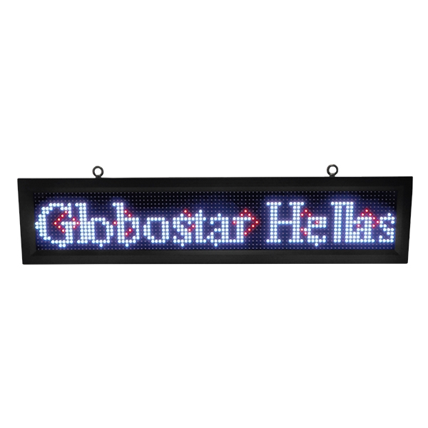GLOBOSTAR® DISPLAY 90255 Κυλιόμενη Ψηφιακή Επιγραφή P10 Μονής Όψης LED AC 220-240V Αδιάβροχο IP65 RGB - WiFi Control μέσω FK APP - Αισθητήρας Θερμοκρασίας & Υγρασίας - Μ104 x Π9 x Υ24cm - 2 Χρόνια Εγγύηση - Image 7
