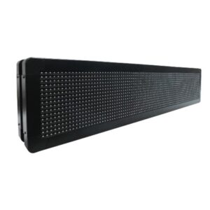 GLOBOSTAR® DISPLAY 90301 Κυλιόμενη Ψηφιακή Επιγραφή P10 Διπλής Όψης LED AC 220-240V Αδιάβροχο IP65 Κόκκινο - WiFi Control μέσω FK APP - Αισθητήρας Θερμοκρασίας & Υγρασίας - Μ104 x Π12 x Υ20cm - 2 Χρόνια Εγγύηση