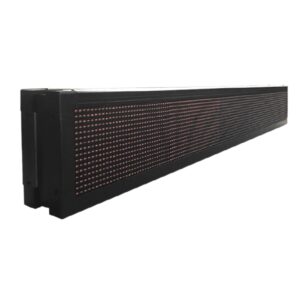 GLOBOSTAR® DISPLAY 90311 Κυλιόμενη Ψηφιακή Επιγραφή Διπλής Όψης 160x16cm P10 160x16 Pixel LED 250W AC 220-240V Αδιάβροχο IP65 Κόκκινο - WiFi Control μέσω FK APP - Αισθητήρας Θερμοκρασίας & Υγρασίας - Μ168 x Π12 x Υ24cm - 2 Χρόνια Εγγύηση