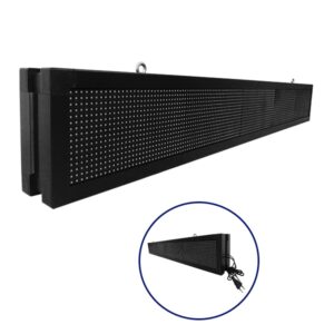 GLOBOSTAR® DISPLAY 90315 Κυλιόμενη Ψηφιακή Επιγραφή P10 Διπλής Όψης LED AC 220-240V Αδιάβροχο IP65 RGB - WiFi Control μέσω FK APP - Αισθητήρας Θερμοκρασίας & Υγρασίας - Μ168 x Π12 x Υ24cm - 2 Χρόνια Εγγύηση