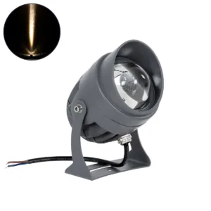 GLOBOSTAR® SPOTXENIA 90632 Αρχιτεκτονικό Σποτ Φωτισμου με Αντιθαμβωτική Γρίλια LED 16W 1760lm 3° DC 24V Αδιάβροχο IP65 Θερμό Λευκό 2700K Dimmable - Bridgelux COB Chip - Γκρι Ανθρακί - Μ9 x Π9 x Υ12cm - 3 Χρόνια Εγγύηση
