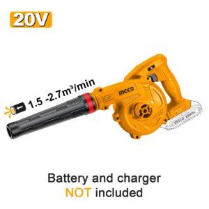 Φυσητήρας Μπαταρίας 20V Li-Ion SOLO 2 θέσεων (#CABLI20018E)