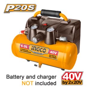 Αεροσυμπιεστής Μπαταρίας 2x20V Li-Ion SOLO (#CACLI2003)