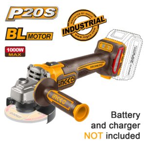 Γωνιακός Τροχός Μπαταρίας 115mm 20V Li-Ion SOLO (#CAGLI27153)