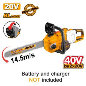 Αλυσοπρίονο Μπαταρίας 2x20V Li-Ion με 16"/40cm Λάμα SOLO (#CGSLI40168)