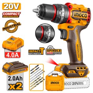 Κρουστικό Δραπανοκατσάβιδο Compact Μπαταρίας 20V Li-Ion 76Nm (#CIDLI207686E)