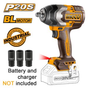 Μπουλονόκλειδο Κρουστικό Μπαταρίας 20V Li-Ion SOLO 850-1000 Nm (#CIWLI20851)