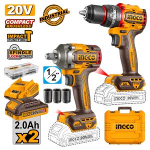 Εργαλεία Compact Μπαταρίας 20V Li-Ion Σετ 2 τεμ. (#CKLI20286E)