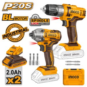 Εργαλεία Μπαταρίας 20V Li-Ion Σετ 2 τεμ. (#COSLI230708)