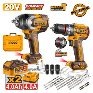 Εργαλεία Μπαταρίας 20V Li-Ion Σετ 2 τεμ. (#COSLI250586E)