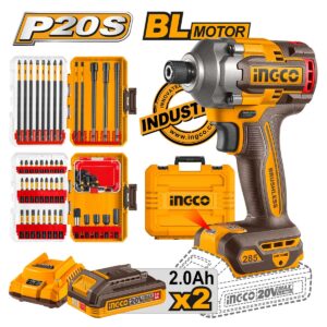 Κατσαβίδι Παλμικό Μπαταρίας 20V Li-Ion 285Nm + 2 Σετ Μύτες Impact (#COSLI250784E)