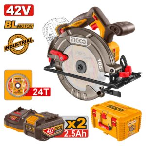 Δισκοπρίονο Μπαταρίας 42V Li-Ion Φ 185mm +Εργαλειοθήκη Βαθιά 19" (#CSLI4218512E)