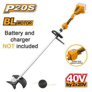 Θαμνοκοπτικό Μηχάνημα Μπαταρίας 2x20V Li-Ion SOLO (#CSTLI20028)