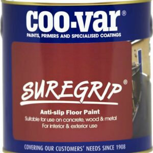 Coo Var Αντιολισθητικό Χρώμα Δαπέδων Suregrip 5lt Γκρι