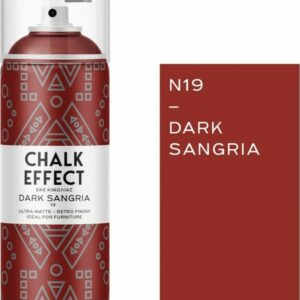 Cosmos Lac Chalk Effect Χρώμα Κιμωλίας Dark Sangria 400ml No19