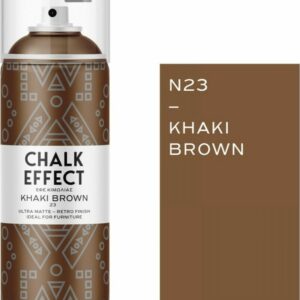 Cosmos Lac Chalk Effect Χρώμα Κιμωλίας Khaki Brown 400ml No23