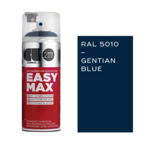 Cosmos Lac Σπρέι Αστάρι Easy Max Ακρυλικό Χρώμα με Σατινέ Εφέ Μπλε 400ml 818