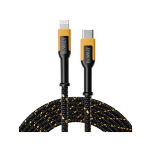 DEWALT USB-C to Lightning Cable Μαύρο 1.2m (1311357DWG)