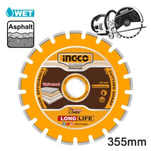 Διαμαντόδισκος Δομικών Υλικών Φ355x25.4x12mm (#DMD033551)