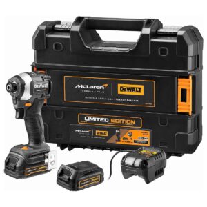 Dewalt McLaren Παλμικό Κατσαβίδι Μπαταρίας 18V 2x1.7Ah φορτιστή & TSTAK  (#DCF85ME2GT)