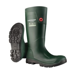 Dunlop Field Pro Αντιολισθητικές Unisex Γαλότσες Εργασίας Γονάτου σε Χακί Χρώμα (17-041)