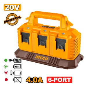 Ταχυφορτιστής 6 Θέσεων 6x20V 4A (#FCLI2064)