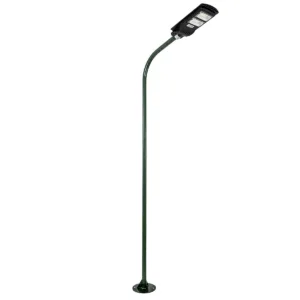 GLOBOSTAR® URBANO-280 GLB-000-0012 Μεταλλικός Γαλβανισμένος Στύλος Φωτισμού για Φωτοβολταϊκό Φωτιστικό Δρόμου Εξωτερικού Χώρου - RAL 6009 Κυπαρίσσι Ματ - Μ84 x Π25 x Υ280cm