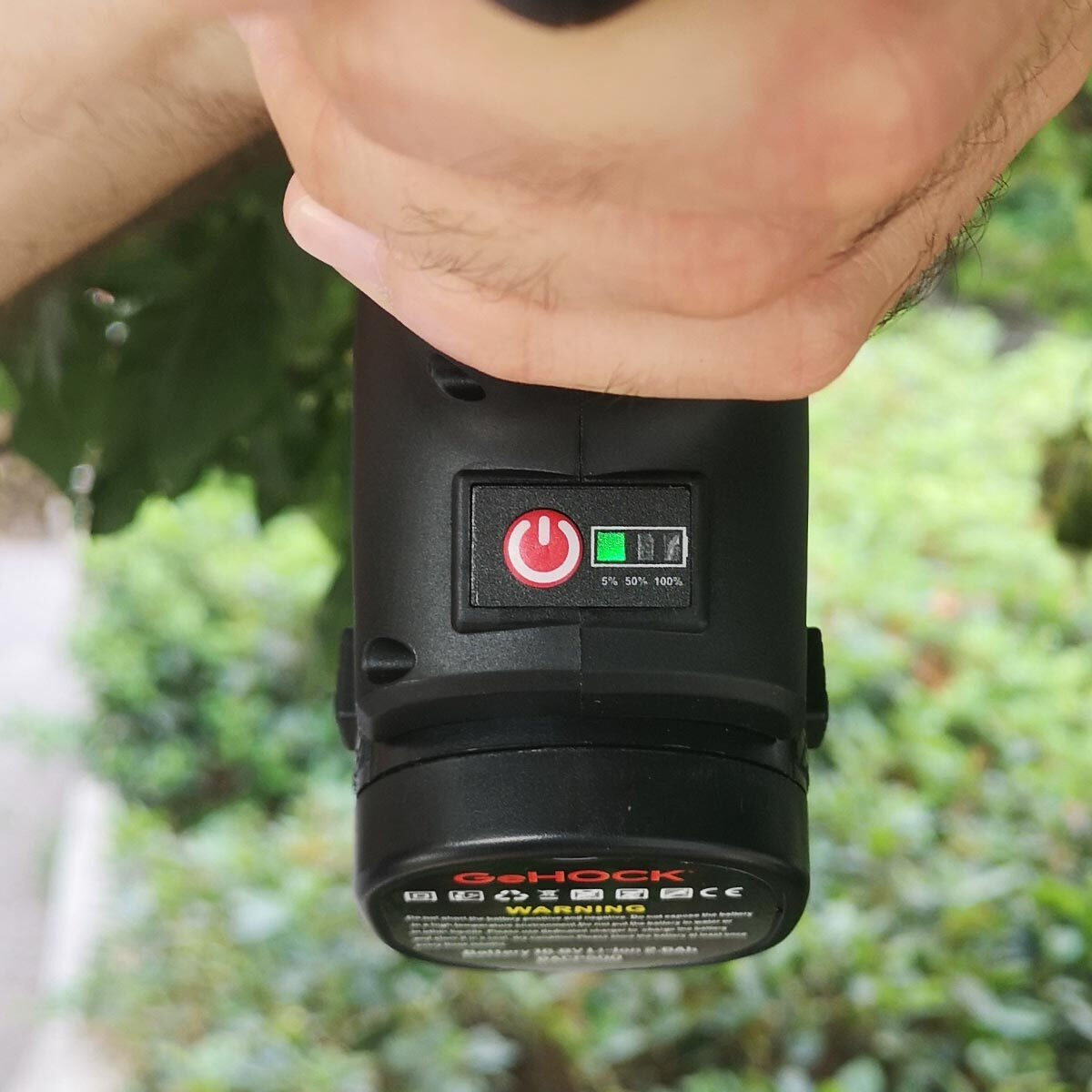 GeHock Ψαλίδι Κλαδέματος Μπαταρίας 16.8V 2x2.6Ah με Μέγιστη Διάμετρο Κοπής 30mm σε Βαλιτσάκι Μεταφοράς - Image 4
