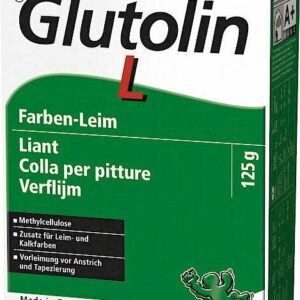 Glutolin Κόλλα Χρωμάτων και Ταπετσαριών 0.125kg Πράσινη