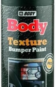 HB Body Bumper Paint Texture Σπρέι Βαφής για Πλαστικά Αυτοκινήτου Μαύρο 400ml