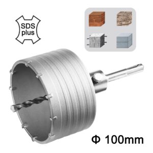 Ποτηροκορώνα Μπετού-Τούβλου SDS plus 100mm (#HCB1001)