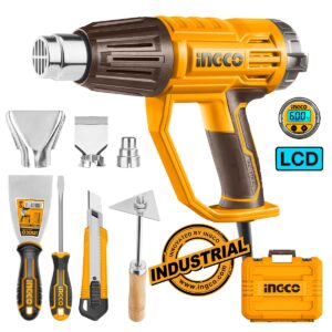 Πιστόλι Θερμού Αέρα 2000W +Εργαλεία Χειρός +Βαλίτσα (#HG200058E)