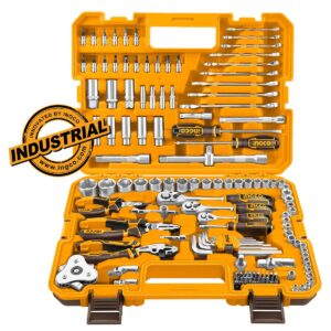 Εργαλεία Χειρός και Καρυδάκια 1/4"-1/2"-3/8'' Σετ 135 τεμ. (#HKTHP21351)