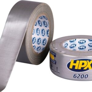 HPX 6200 Silver Αυτοκόλλητη Υφασμάτινη Ταινία Γκρι 48mmx25m