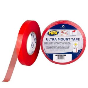 HPX Ultra Mount Αυτοκόλλητη Ταινία Διπλής Όψης Διάφανη 19mmx10m (#191000122)