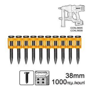 Ingco ANA02381 Καρφιά 1000τμχ