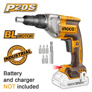 Ingco CDSLI20428 Κατσαβίδι Γυψοσανίδας Μπαταρίας Solo Brushless 20V