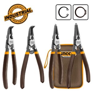 Ingco Τσιμπίδες Ασφαλείας Μήκους 180mm 4τμχ HCCPS26180