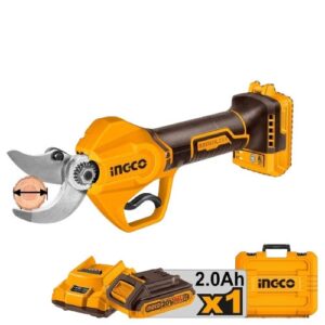 Ingco Ψαλίδι Κλαδέματος Μπαταρίας 20V/2Ah με Μέγιστη Διάμετρο Κοπής 30mm CSSLI203083