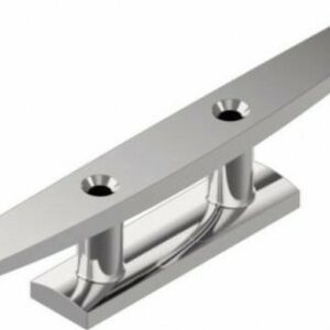 Inox Δέστρα Σκάφους Κοτσανέλο Πλακέ με 2 Τρύπες Inox A4 E 250mm100mm M8298