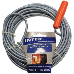 Inter Ατσαλίνα Αποχέτευσης 10m με Μέγιστο Πάχος Απόφραξης 9mm 792411-2